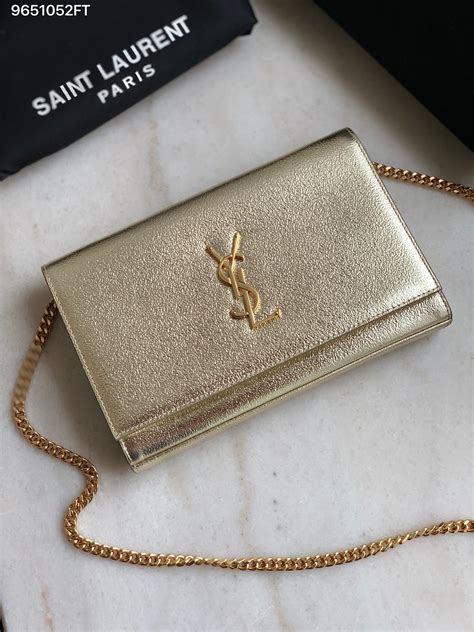 ysl bag with gold chain|ysl bag gold hardware.